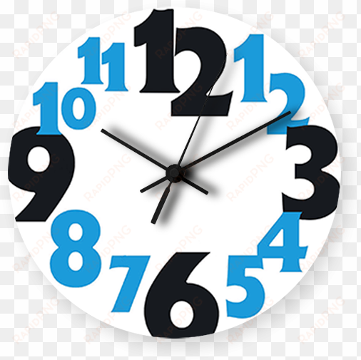 numbers printed wall clock - bell schedule clip art
