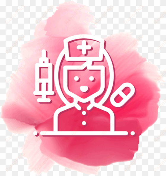 nurse doctor vector icon, assistant, banner, date png - cake