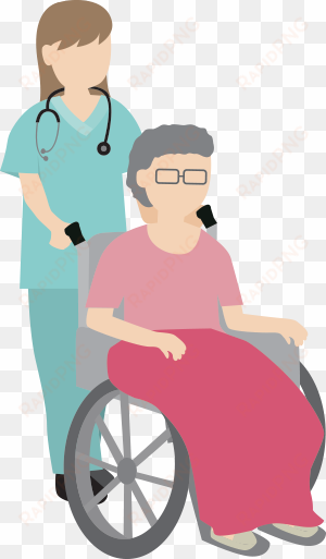 nursing home png graphic freeuse stock - sitting