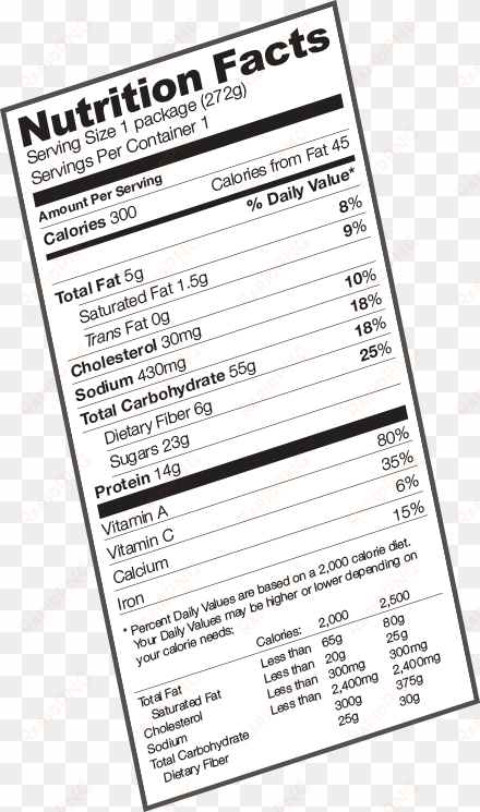 nutrition facts label on cup of strawberry yogurt - sunfood superfoods organic acai powder - 4 oz bag