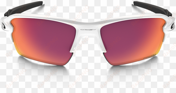 oakley flak 2.0 xl - polished white - prizm field sunglasses