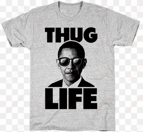 obama thug life mens t-shirt - baby onesie take it slow sloth t-shirt: funny t-shirt