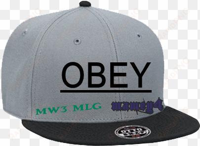 obey hat transparent clipart black and white stock - mlg hat transparent background