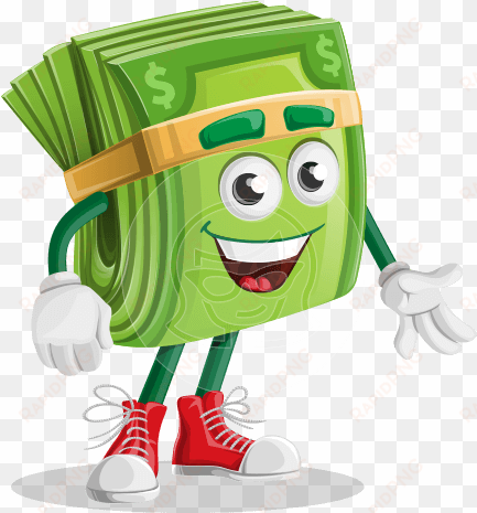 object vector cartoon characters - cartoon characters with money