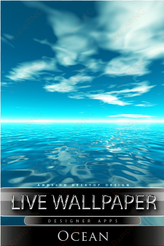 ocean live wallpaper ocean big - poster