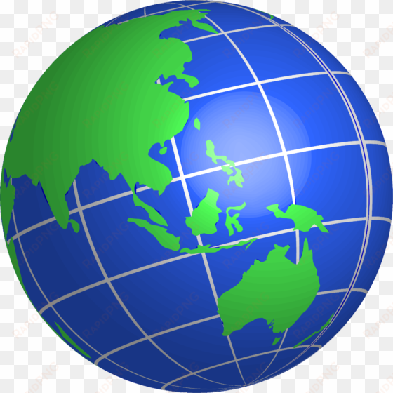 oceania world globe - world globe clipart