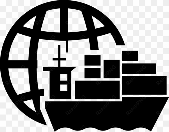 oceanic cargo ship global distribution comments - earth airplane icon png