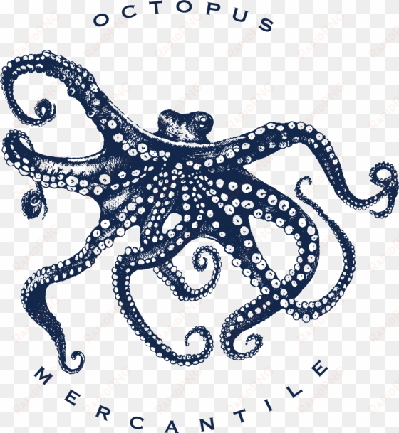 octopus on transparent logo - emoji