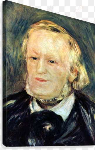 of richard wagner by renoir canvas print - switchart print: renoir's portrait of richard wagner,