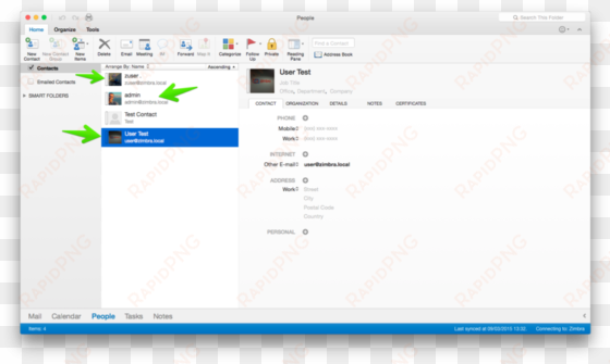 office 2013 preview 025 - contacts tab in outlook 2016