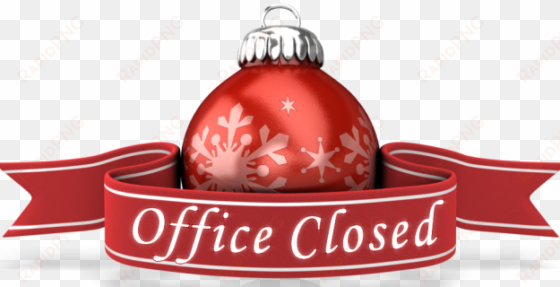 office closed sign - office closed for the holidays