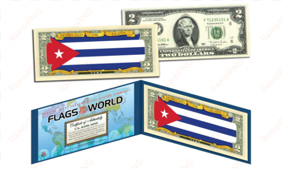 official flags of the world genuine legal tender u - 2 dollar bill