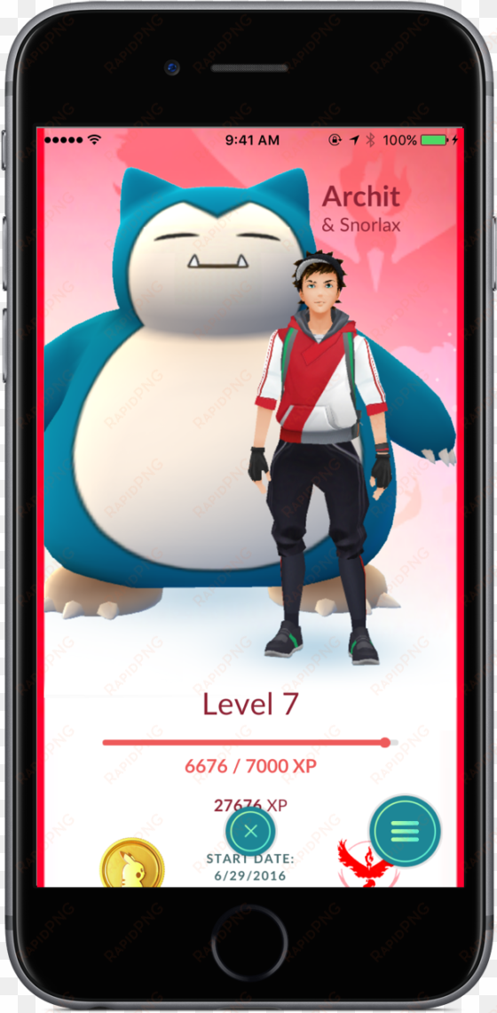 official images of the upcoming buddy feature - snorlax buddy pokemon go