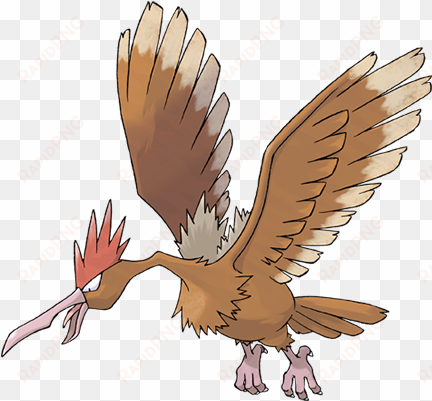 Official Ken Sugimori Art Of Fearow - Pokemon Spearow transparent png image