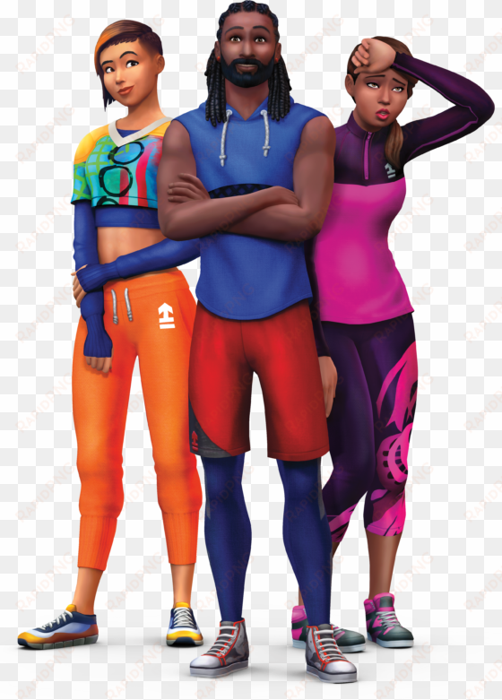 official sims 4 fitness stuff assets provided by ea - sims 4 fitness stuff render