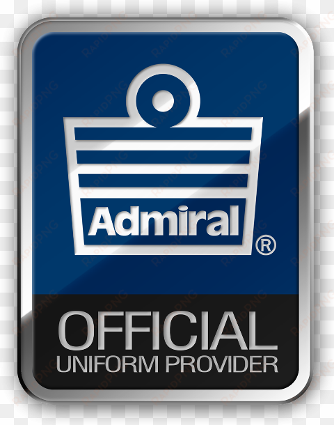 official uniform supplier of mississippi soccer association - admiral sportswear logo