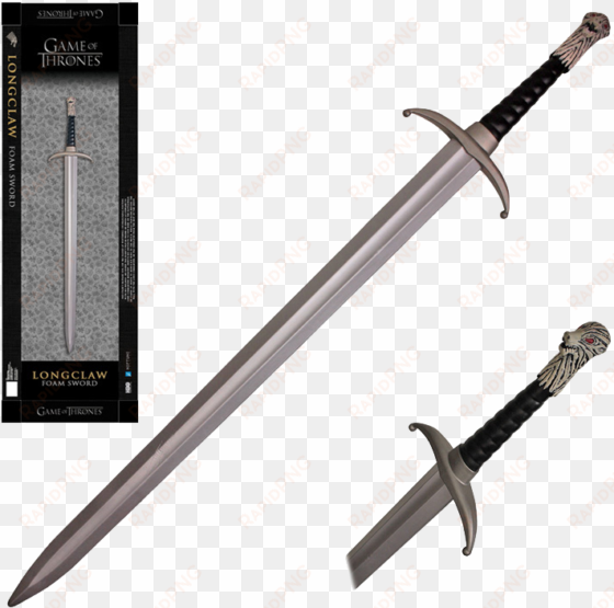 officially licensed got jon snow long claw foam sword, - longclaw foam sword