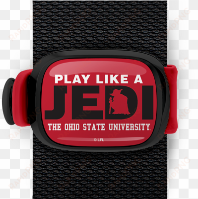 ohio state buckeyes play like a jedi stwrap - brutus buckeye