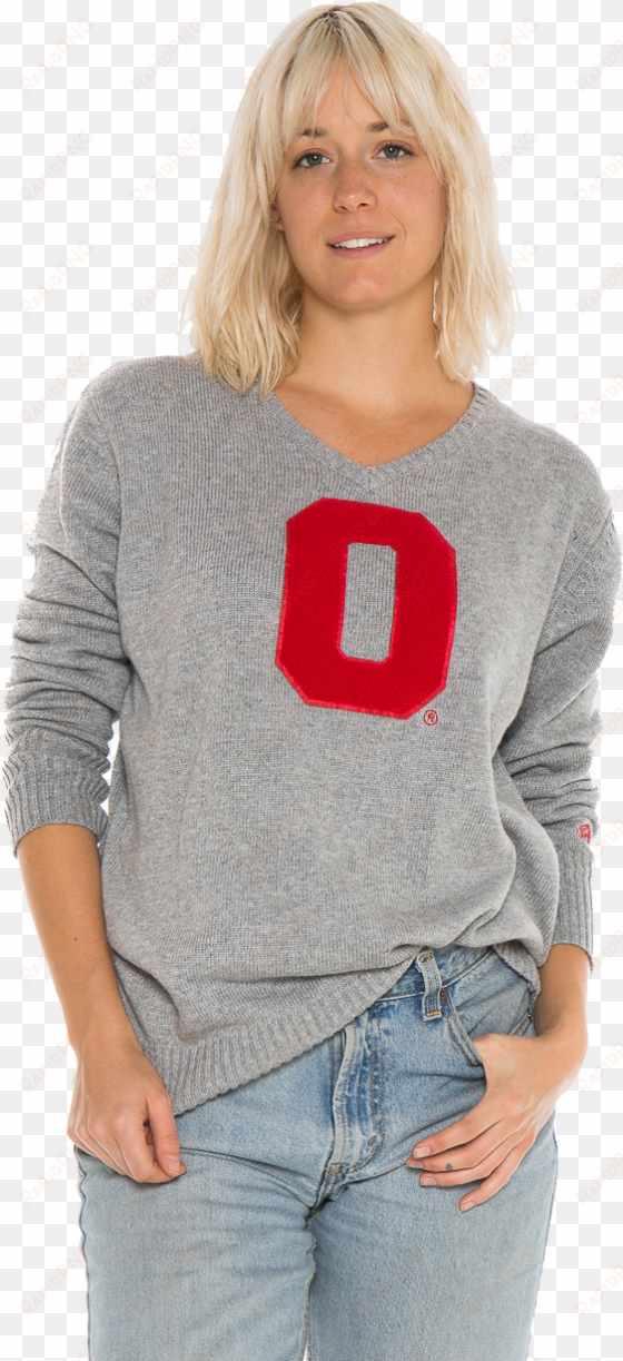 ohio state buckeyes women's v-neck sweater - portable network graphics