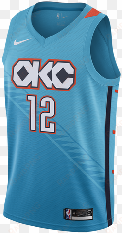 oklahoma city thunder city edition nike swingman adams - paul george