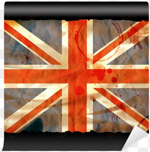 old burned paper union jack - wavy (silky) union jack - di note cards (pk of 20)