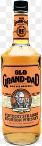 old grand dad - old grand dad kentucky straight bourbon whiskey - 750