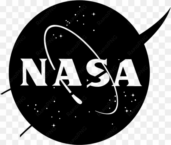 old nasa logo - nasa logo png black