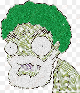 old zombie rhinestones design from plants vs - plants vs. zombies