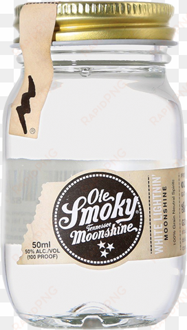 ole smoky white lightnin' moonshine 50ml - ole smoky moonshine 50ml