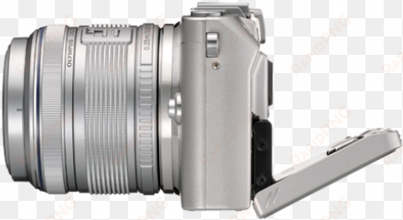 olympus e-pm2 16.1 mp mirrorless digital camera - silver