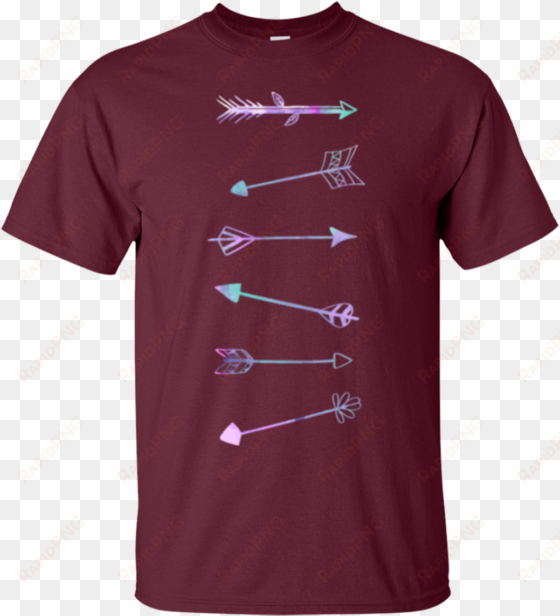ombre watercolor arrows t shirt gildan ultra cotton - cable t shirt
