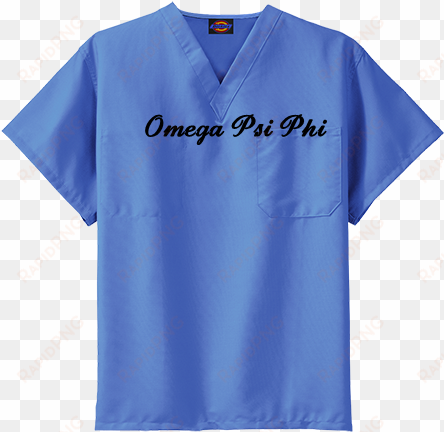 omega psi phi - custom scrubs