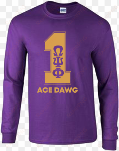 omega psi phi dawg long sleeve performance t-shirt - penn state softball shirts