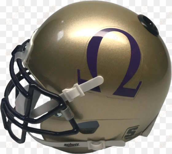 omega psi phi miniature football helmet - american football