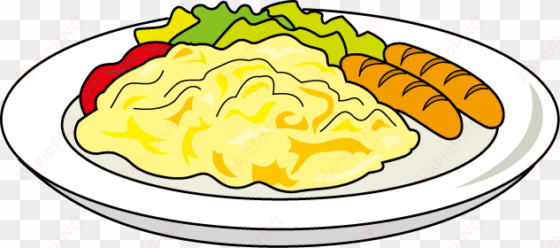 omelette clipart clip art - scrambled eggs