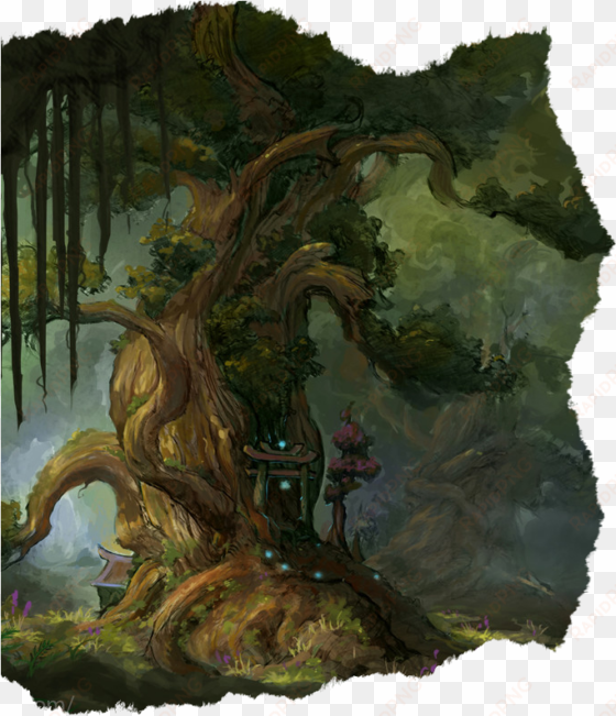 once per day you may command the grove to fruit, causing - world of warcraft environment concept art