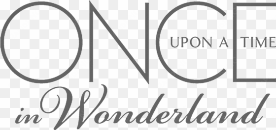 once upon a time in wonderland logo