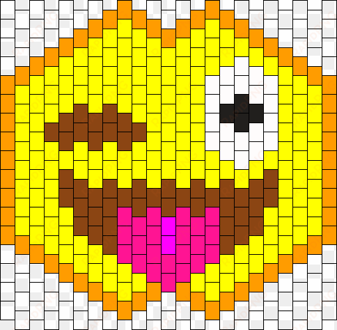 One Eye Emoji Kandi Mask - Kandi Emoji Mask transparent png image