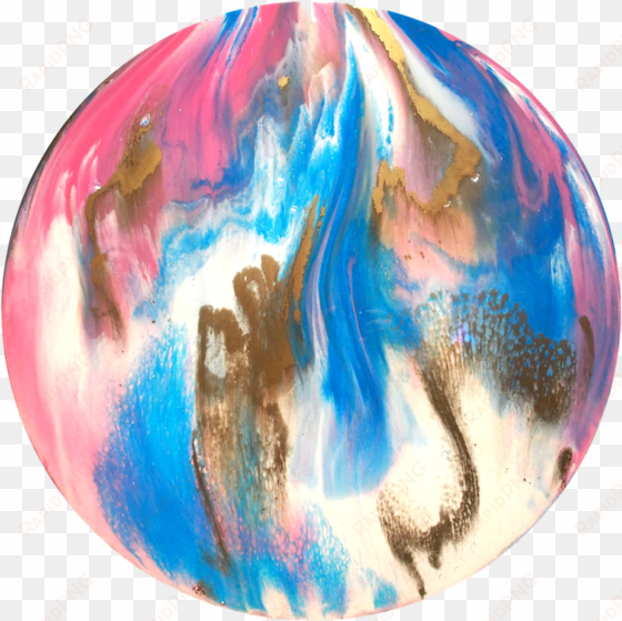 one fine day circular resin art