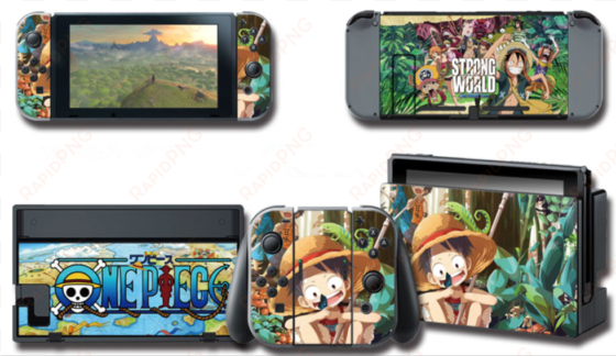 one piece protective skins stickers cover for nintendo - touirch anime one piece monkey baby gift d luffy bedding