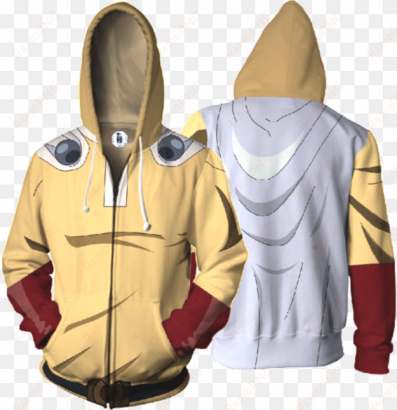 one punch man hoodie saitama anime cosplay anime zip - one punch man hoodie