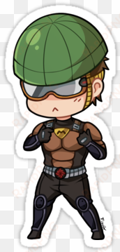 one punch man" stickers by fisukenka - one punch man mumen rider chibi