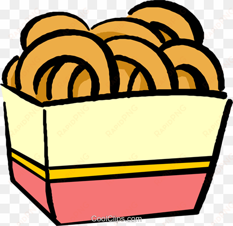 onion rings royalty free vector clip art illustration - onion rings clip art