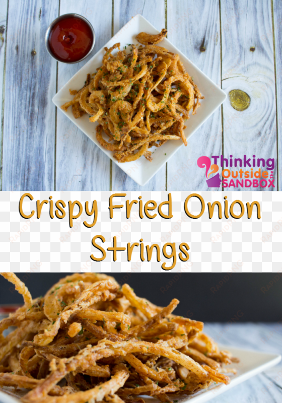 onions strings tots - fried onion