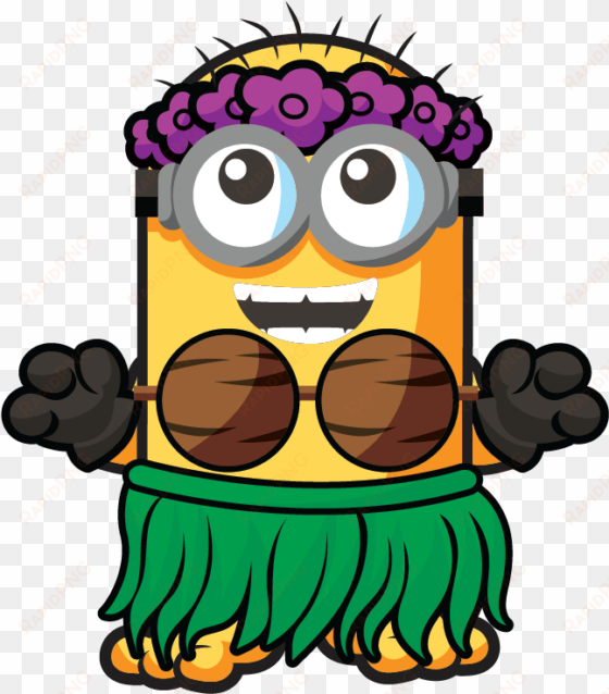 online luau jerry pic - minion luau