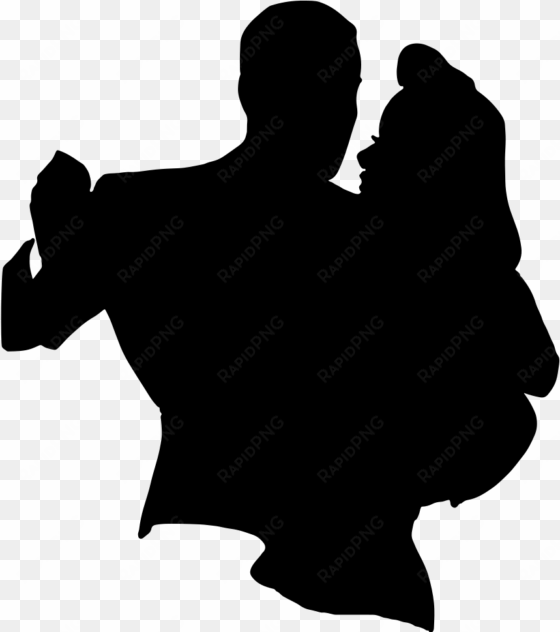 onlinelabels clip art - couple dancing silhouette