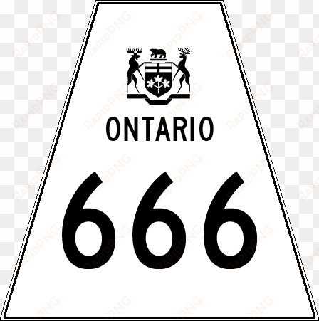 ontario highway 666 - ontario coat of arms large tote bag, adult unisex,