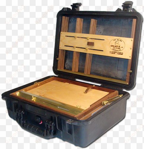 open box m, pelican case easel - artists pochade boxes