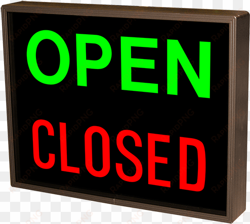open - closed - outdoor open closed led sign