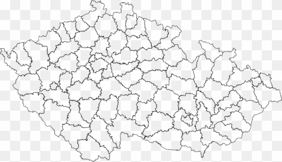 open - districts of czech republic map svg